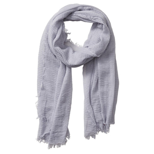 Classic Soft Solid Scarf - Light Grey